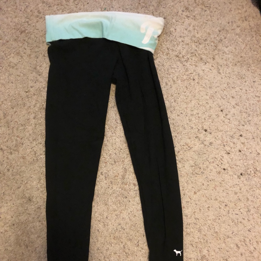 PINK yoga pants full length